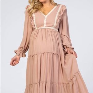 Pink Blush Dress! Maternity friendly!